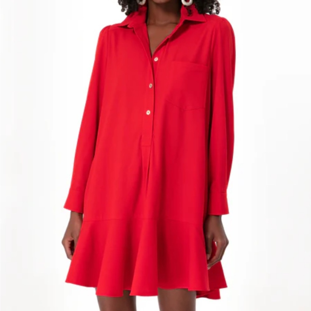 tuckernuck Pomander Place Callahan dress, red size small.